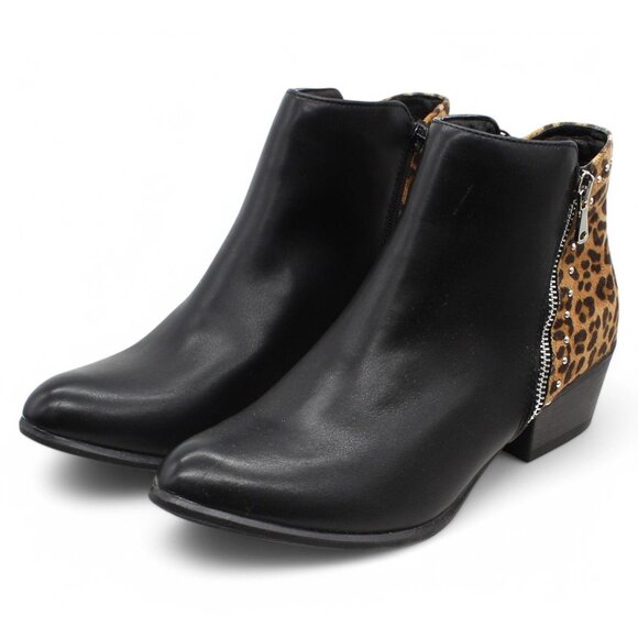 Esprit Tonya Ankle Boots, Black Leopard, Women's - Picture 4 of 8